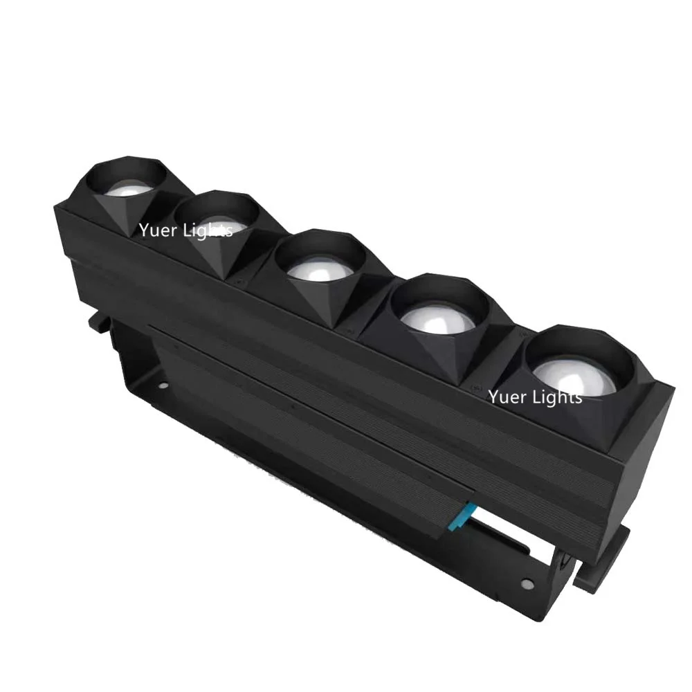 Алмазный луч светильник 5X15 Вт RGBW светодиодный настенный светильник DMX512 шайба/прожектор светильник DJ/бар/вечерние/шоу/сценический светильник ing Effect