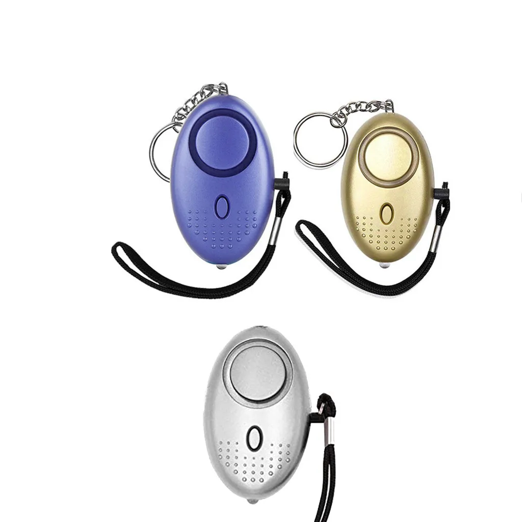 

130dB Self Defense Alarm Keychain LED Light Emergency Safe Panic Personal Protection Smart And Compact Design Alarm Keychain