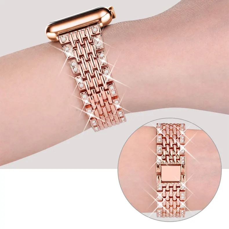 Apple watch Bracelet Femme Luxury Diamond Cristaux