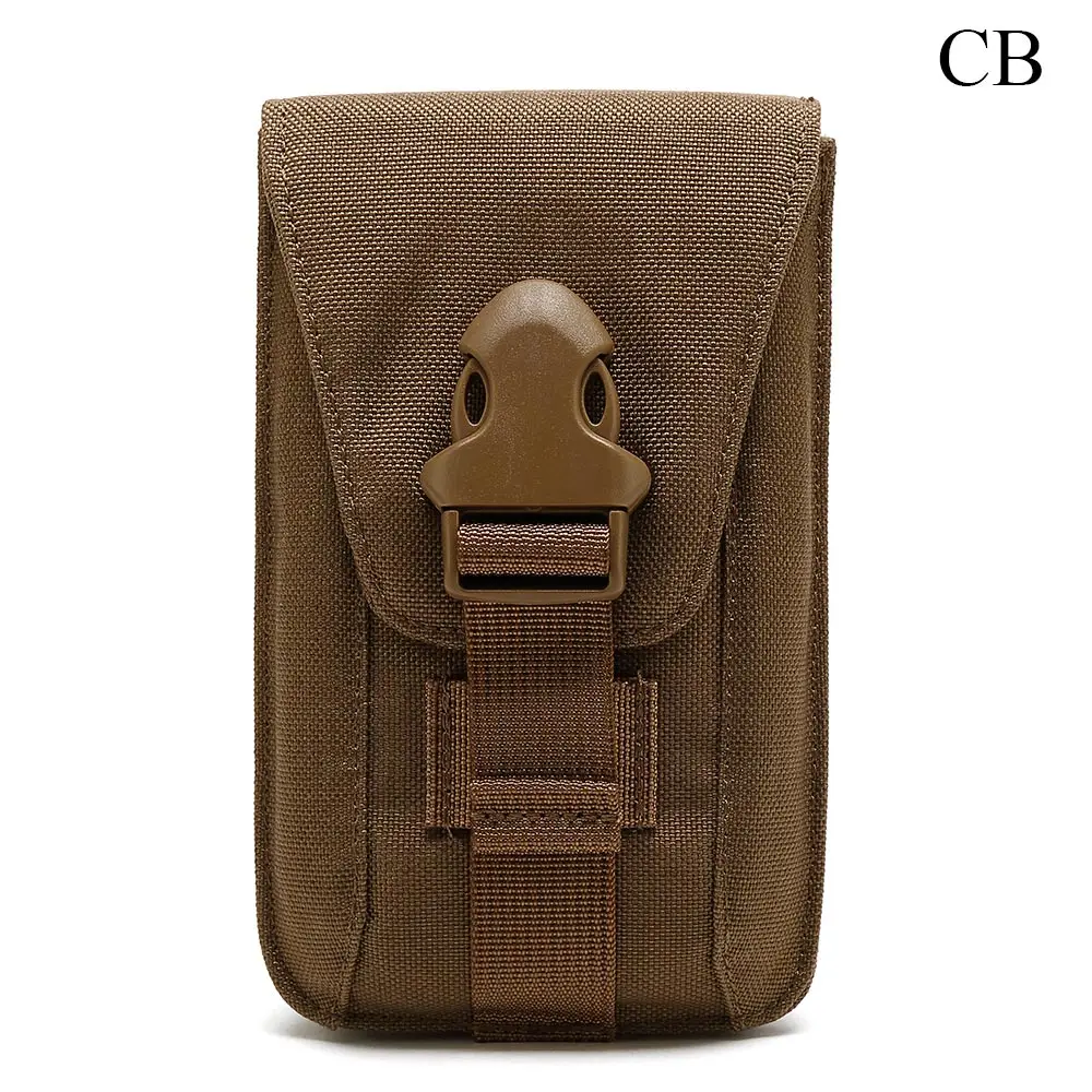 SINAIRSOFT 1000D сумка для мобильного телефона для альпинизма, военная тактическая поясная сумка для телефона, поясная сумка, чехол-Кобура на молнии - Цвет: CB