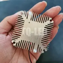 12 В 3W 5 Вт 10 Вт 20 Вт высокомощный светодиодный алюминиевый радиаторный радиатор с вентиляторным отверстием расстояние 55 мм