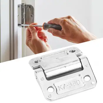

Adjustable Torsion Hinge Silvery White Zinc Alloy Steel Electroplated Hinges Furniture Hardware Fittings 3.4/4.4/5.8N.m
