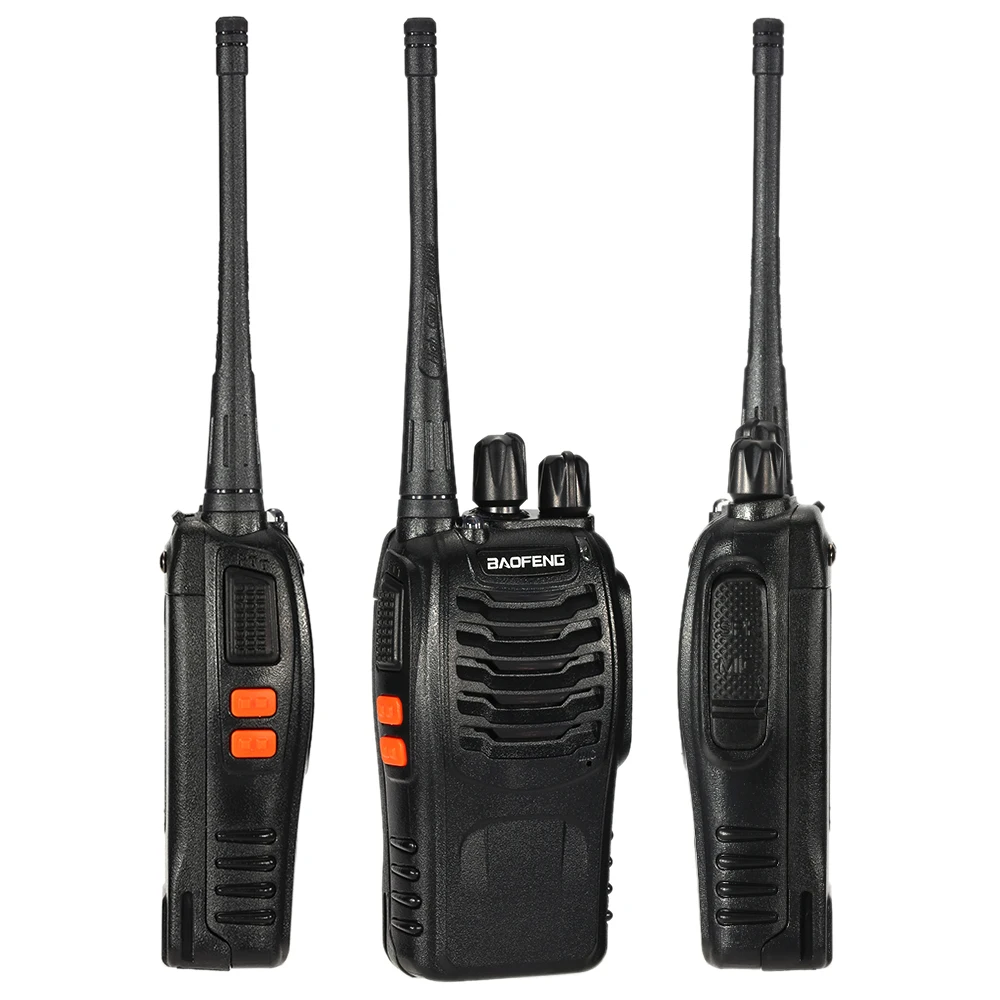 2 шт. BaoFeng BF-888S 16CH FM UHF 400-470 МГц трансивер Радио портативное устройство для переговоров 1500 мАч батарея BF 888S набор рации