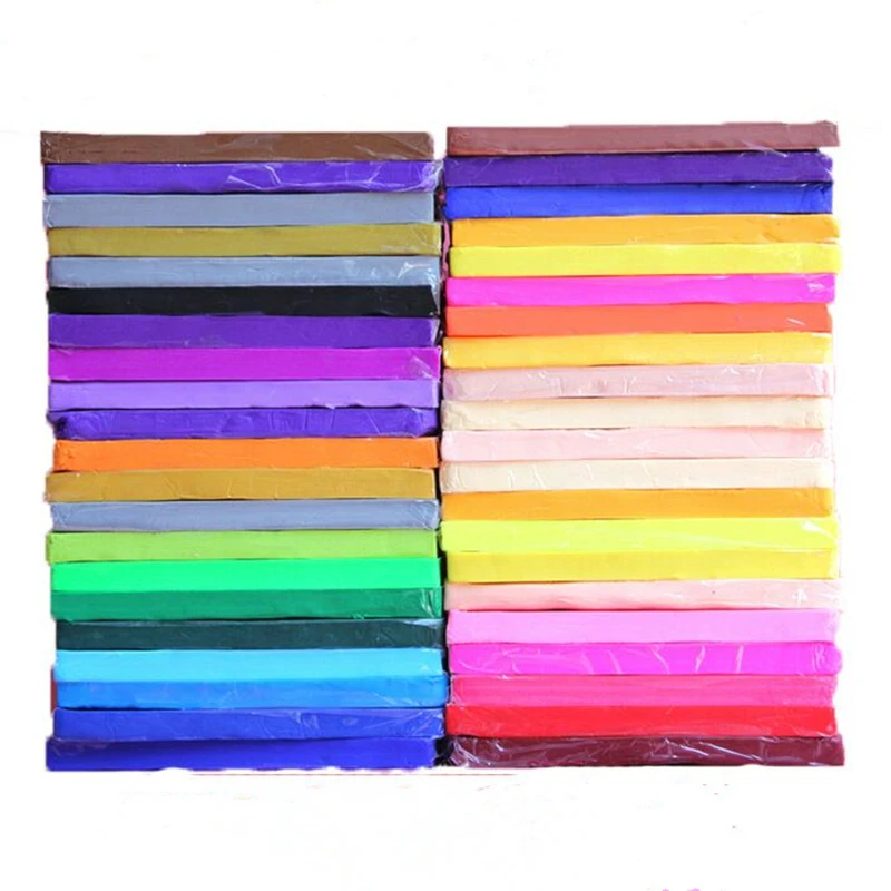500g 24 Color Light Soft Clay DIY Toys Children Educational Air Dry Polymer Plasticine Safe Colorful Light Clay Toy Gift To Kids