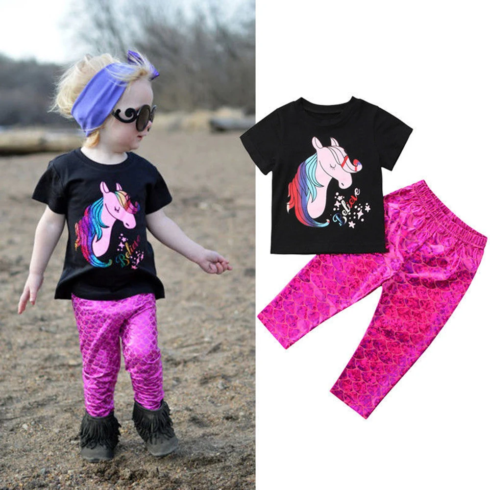 weLaken-2019-Unicorn-Clothes-Set-Baby-Girls-Clothing-Shorts-Sleeve-T-shirt-Long-Pants-2PCS-Outfits (2)
