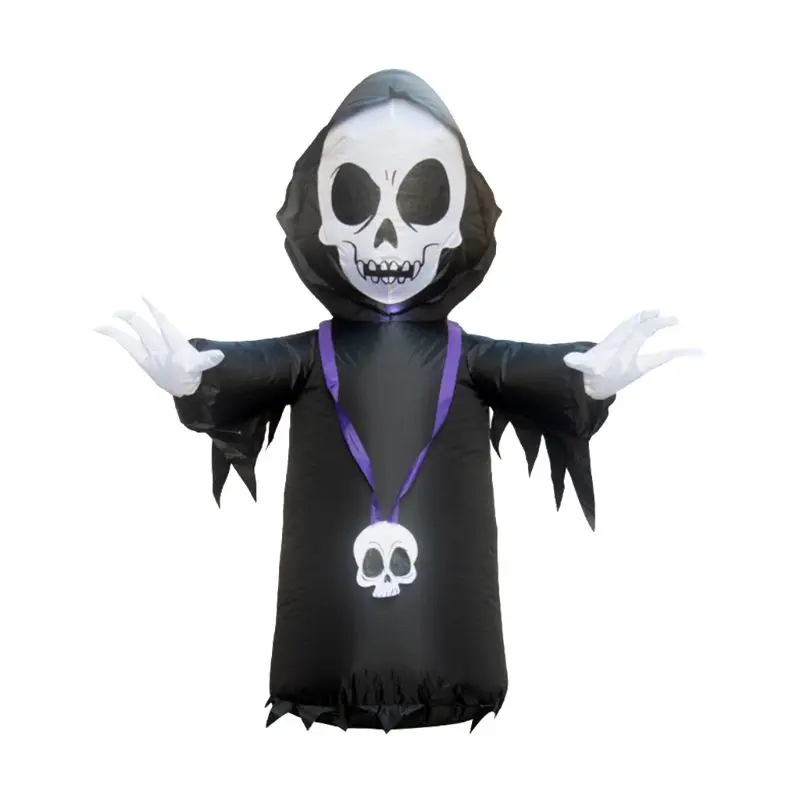 

Halloween Skeleton Ghost Inflatable Airblown Haunted House Prop Yard Giant Lawn Inflatables Home Family Outside Holiday Decorati