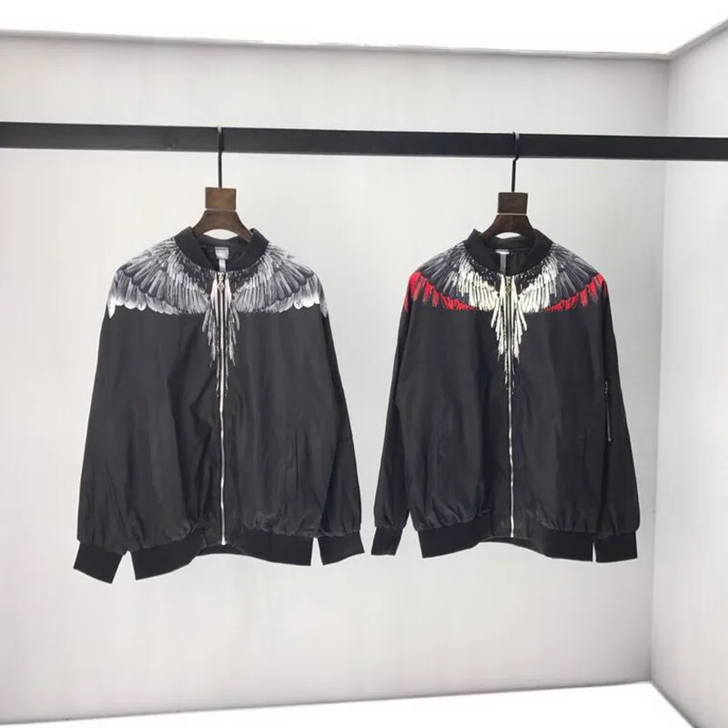 

MARCELO BURLON 19FW RED GREY WING TRACKSUIT CROSS ZIP UP FROM SIZE S-XL