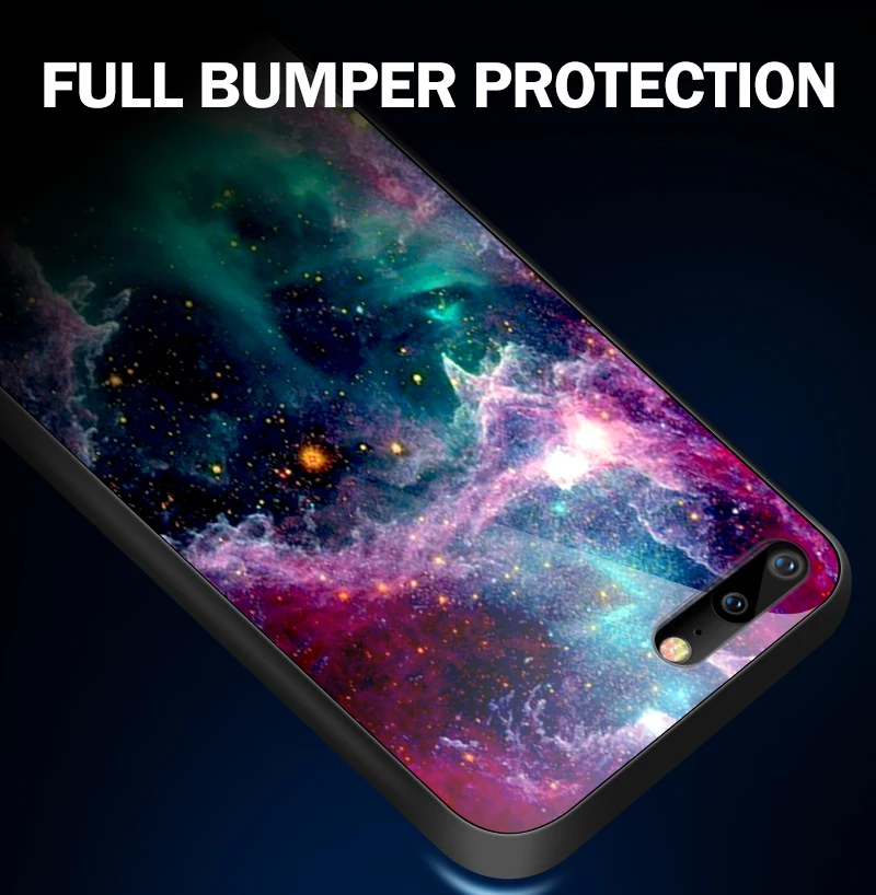 Чехол из закаленного стекла для iPhone 5S, SE 6 6S 7 8 Plus XR XS MAX Star Painted Shells для Meizu M5 M6 M8 M9 Note 16th Plus, Жесткий Чехол