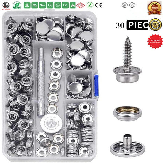 Stainless Steel Snap Button Fastener Tool  Canvas Snap Button Fastener  Tool - 3/8 - Aliexpress