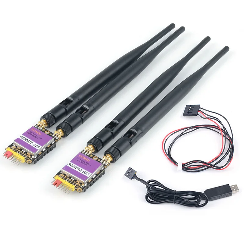 

2Pcs/Pair RDF900 915Mhz Radio Modem Ultra Long Range(Over 40Km) Diversity Telemetry for APM Pixhawk Flight Controller
