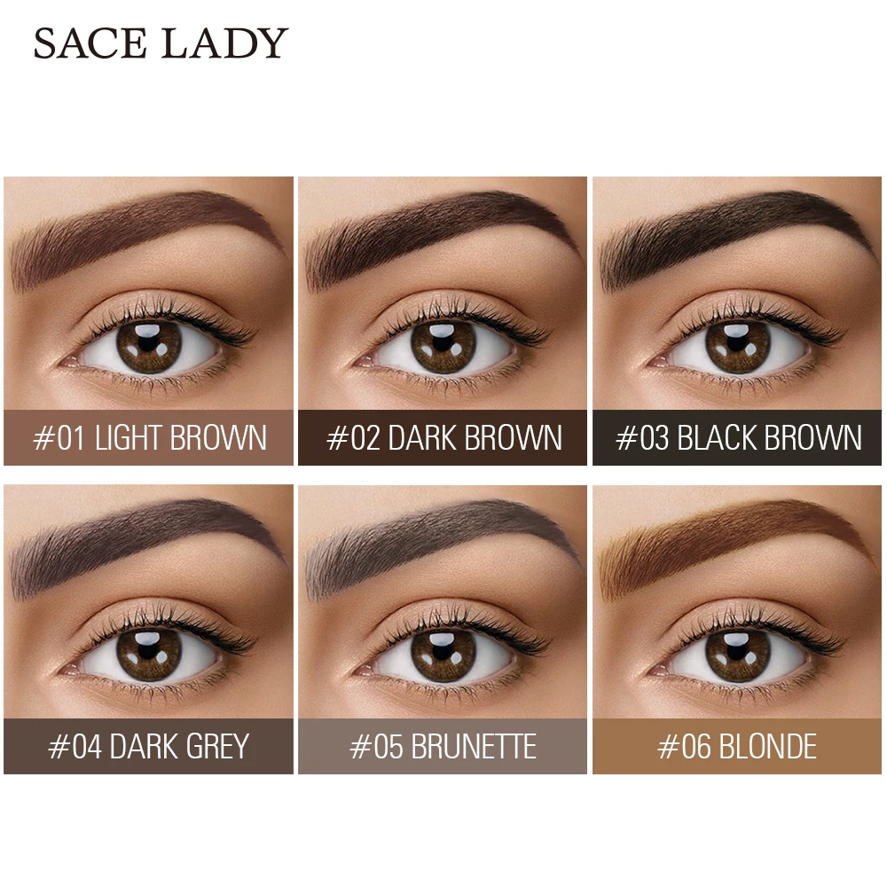 SACE LADY Waterproof Eyebrow Gel Makeup Shade For Eye Brow Natural Enhancer Make Up Cream Long Lasting Brand Cosmetic SACE LADY Waterproof Eyebrow Gel Makeup Shade For Eye Brow Natural Enhancer Make Up Cream Long Lasting Brand Cosmetic