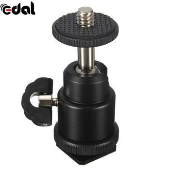 

EDAL For Camera Tripod LED Light Flash Bracket Holder Mount 1/4 Hot Shoe Adapter Cradle Ball Head with Lock Cheap