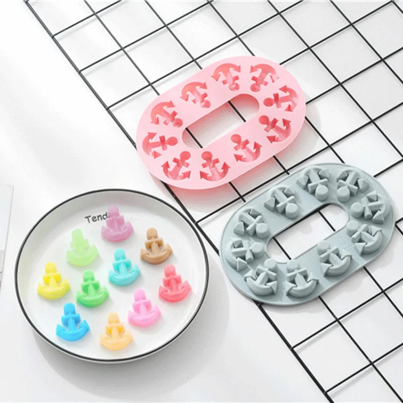 

Cake Mold Anchor Shape Silicone Mold Cake Decorating Tools Fondant Molds For Baking Sugarcraft Pastry Candy Baking Accessories