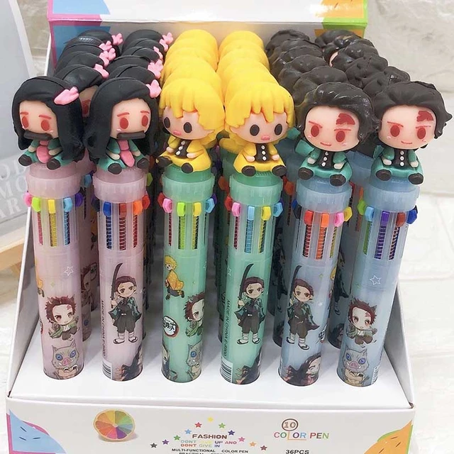 Demon Slayer Kimetsu No Yaiba Oil Color Pencil, Desenho Lápis de cor, Lápis  de madeira, Artigos de papelaria infantil, 36 - AliExpress