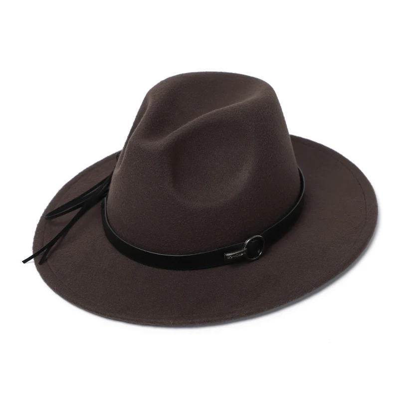 Мужская фетровая шляпа, зимние шапки с имитацией шерсти, осенняя классическая шляпа с широкими полями для женщин