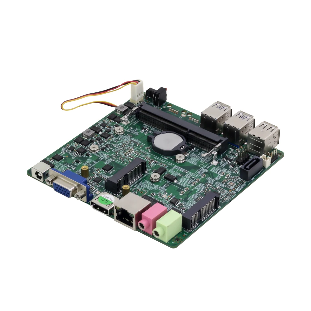 

Intel Core i7-6500U Mini ITX Embedded Motherboard DDR4 mSATA SATA HDMI VGA 6*USB Gigabit LAN Mini PCI-E WiFi BT MIC SPK 12V 5A