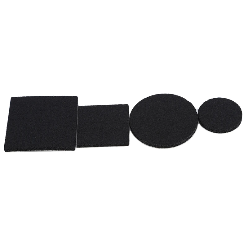 130pcs black Домашний нескользящий войлочный стикер, приспособления, наклейки, коврики, нескользящий войлочный липкий коврик для настольного стула, полезный защитный коврик, мебельные аксессуары - Цвет: 130pcs black