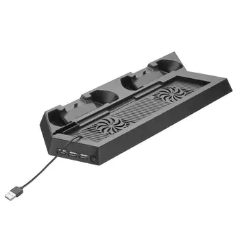 

Fan Controller For PS4 Vertical Stand Cooling Charging Station PlayStation 4 Dual Super Silent Vent Fans Charging