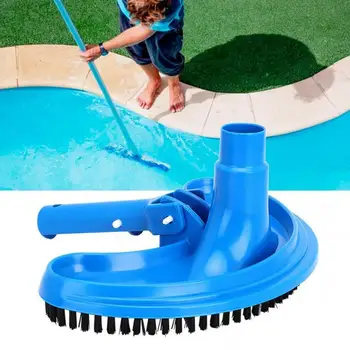 

Swimming Pool Suction Vacuum Head Brush Cleaner Half Swimming Flexible Moon Curved Suction Pool Head Cleaning Swimming Pool E7T0
