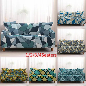 

Modern Geometric Stretch Slipcovers Sectional Elastic Stretch Sofa Cover for Living Room Couch Cover Armchair Cover