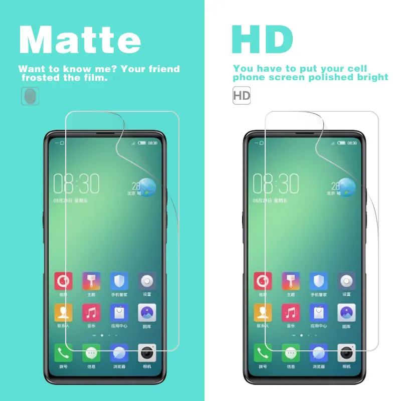 Прозрачная глянцевая HD пленка для ZTE Z17 NX563J Z17s Z18 Mini Z18S Z5s Z7 Max Z820 Z9 Матовая