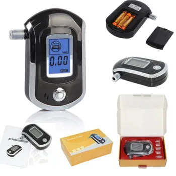 

Professional Digital Breath Alcohol Tester Breathalyzer with LCD Dispaly with 11 Mouthpieces AT6000 with LCD Display DFDF
