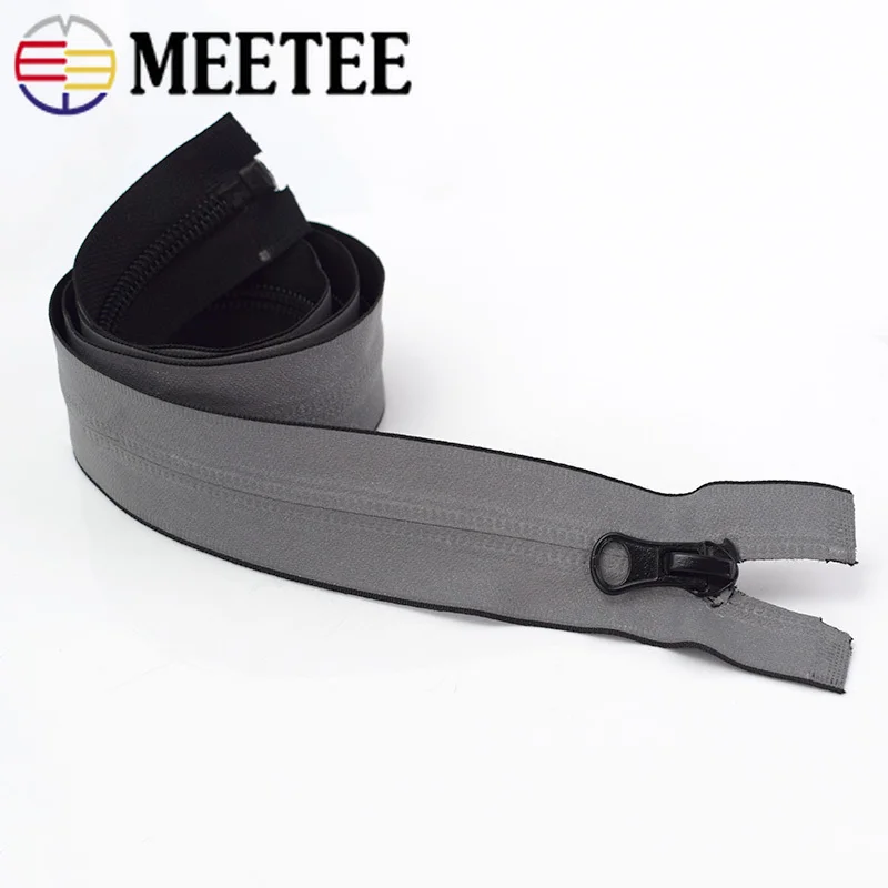 Meetee 5 # нейлоновые молнии Светоотражающие Водонепроницаемые 20 см закрытые 40 80