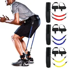 Fitness Resistance Bands Set Latex Leg Bounce Trainer Gym Yoga Pull Rope Bouncing Rope Leg Strength Training Agility Pull Strap