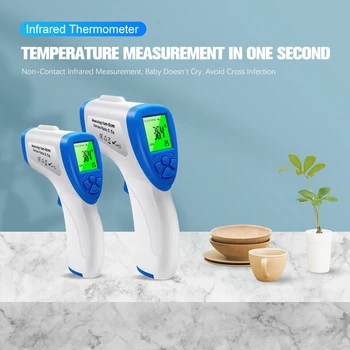 

Digital body infrared thermometer for adult children forehead thermometer infrared baby Thermometer temperature gun Measure DT-