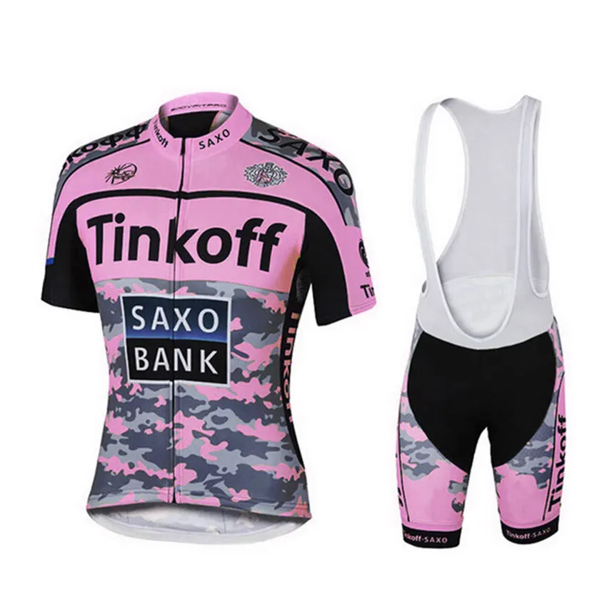 Tinkoff Pro Team летние велосипедные наборы Ropa Ciclismo Высокое качество комплект велосипедной одежды для мужчин триатлонный обтягивающий костюм Skying велосипедная форма - Цвет: 5