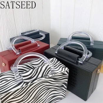 

Crocodile Pattern Women's Bags Fashion High-end Custom Models 2020 New Small Square Bags Purses and Handbags Luxury Designer