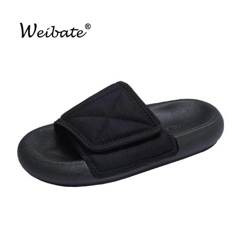 velcro flip flops for women's