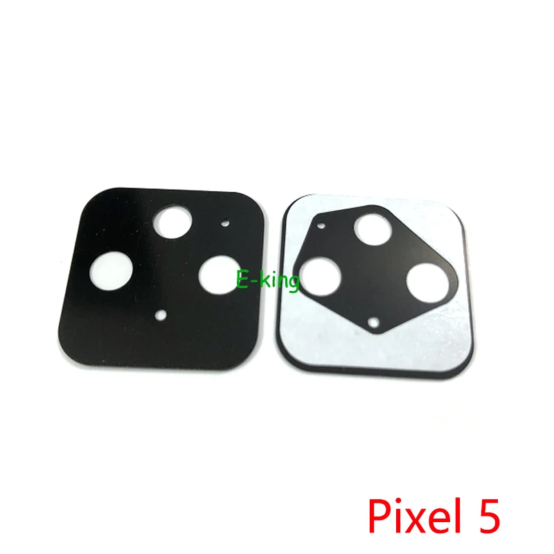 접착 스티커가 있는 후면 카메라 유리 렌즈 커버, Google Pixel 2 2XL 3 3XL 4 4A 5 5A 6 6A Pro, 5PCs