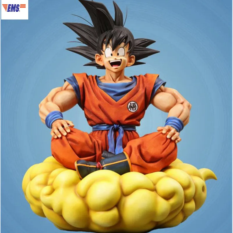 

Anime Dragon Ball Z Sitting Open Cirrus Super Saiyan Son Goku PVC Action Figure Collection Model Toy X2839