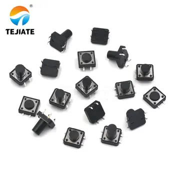 

20PCS Paster-type Vertical 4 legs Touch Key Microswitch Erect 4 Foot Button Switch 12*12*4.3/5/6/8/10/13MM