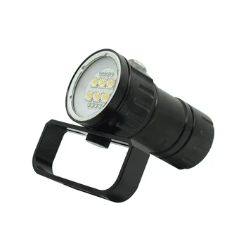 

WasaFire 28800LM Scuba Flashlight Underwater Video Light 6 XML2 + 4 Red + 4 Blue LED Photography Dive Lamp Waterproof Lanterna