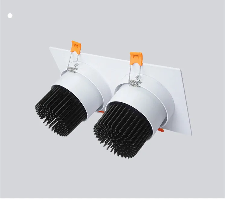 嵌入式led格栅灯_方形双头射灯天花led7w12w20w30w厂家直销---阿里巴巴_19