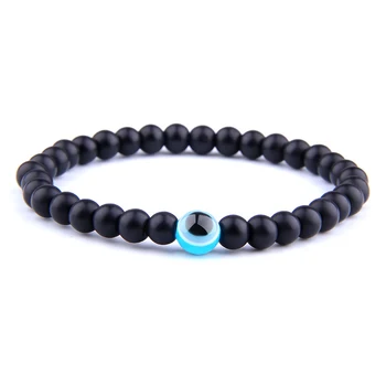 Nature Stone Evil Eye Bracelet