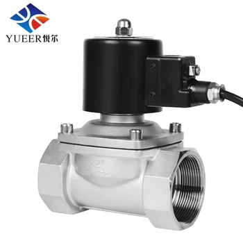 

Solenoid Valve Explosion-proof Female Thread IP 68 SS403 Natural Gas 2inch DC 24V Valves