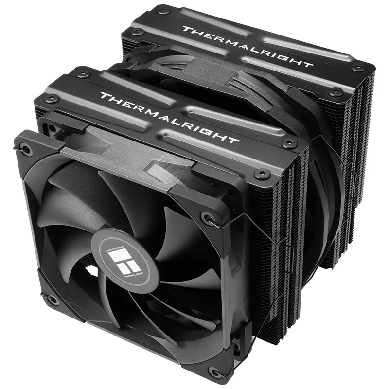 Черный двойной башенный радиатор для ЦП Thermalright FS140 V3 с 140 мм ШИМ вентилятором