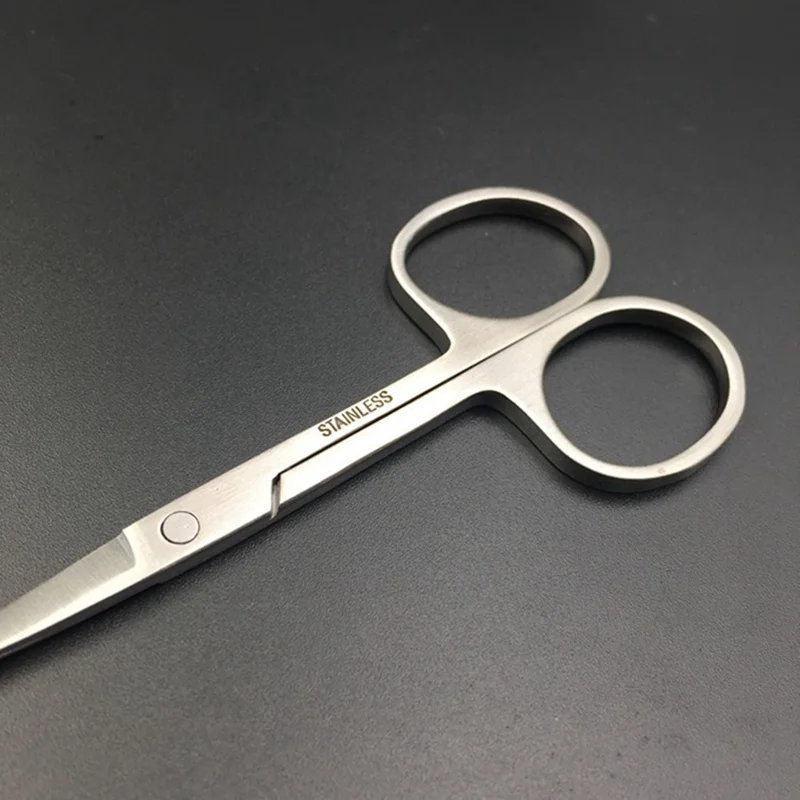 Professional Nail Scissor Manicure Tool For Nails Eyebrow Nose Eyelash Cuticle Scissors Curved Pedicure Scissors Oct eyebrow scissors stainless steel scissors manicure scissors beauty scissors