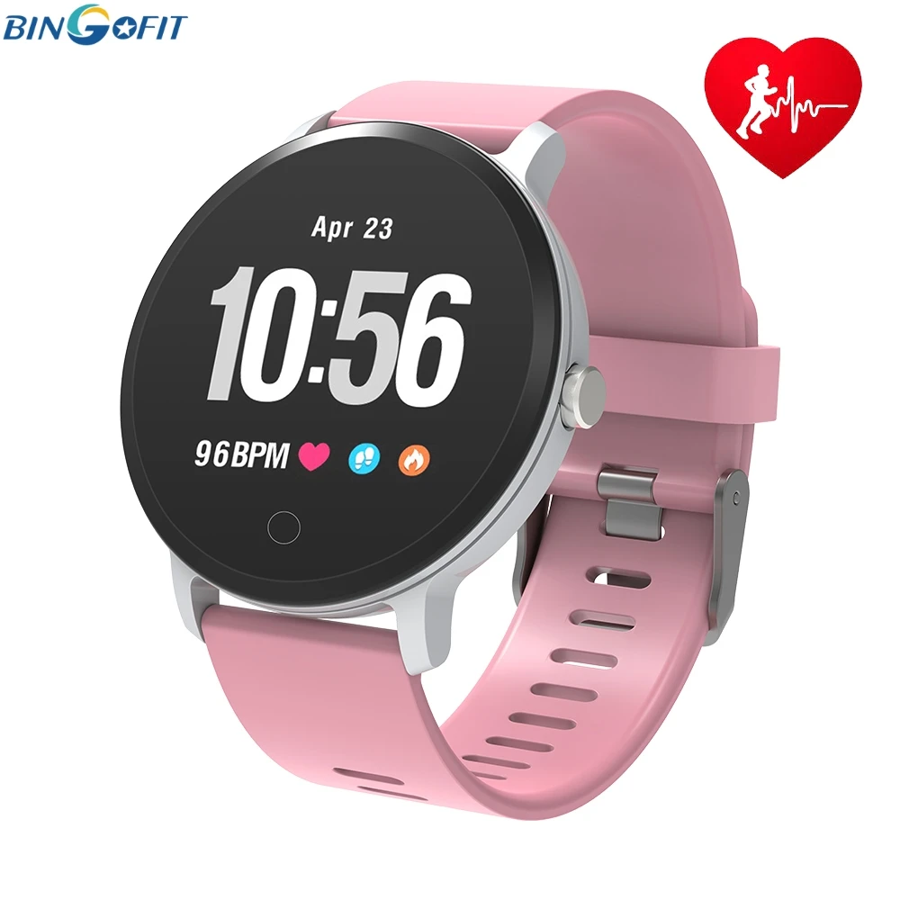

BingoFit Smart Wristband fitness tracker Watch Health Heart rate band Blood Pressure Waterproof Men's Smart Bracelet Smartband