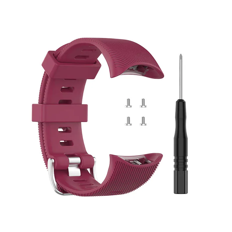 Red wine Силиконовый ремешок для Garmin forerunner 45 45S наручный ремешок на замену для Garmin forerunner 45 45S ремешок для часов умные аксессуары - Цвет: Red wine