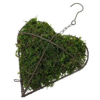 

Metal Hanging Planter Plant Pot Heart Shape Flower Basket Creative Garden Home Balcony Indoor Outdoor Décor