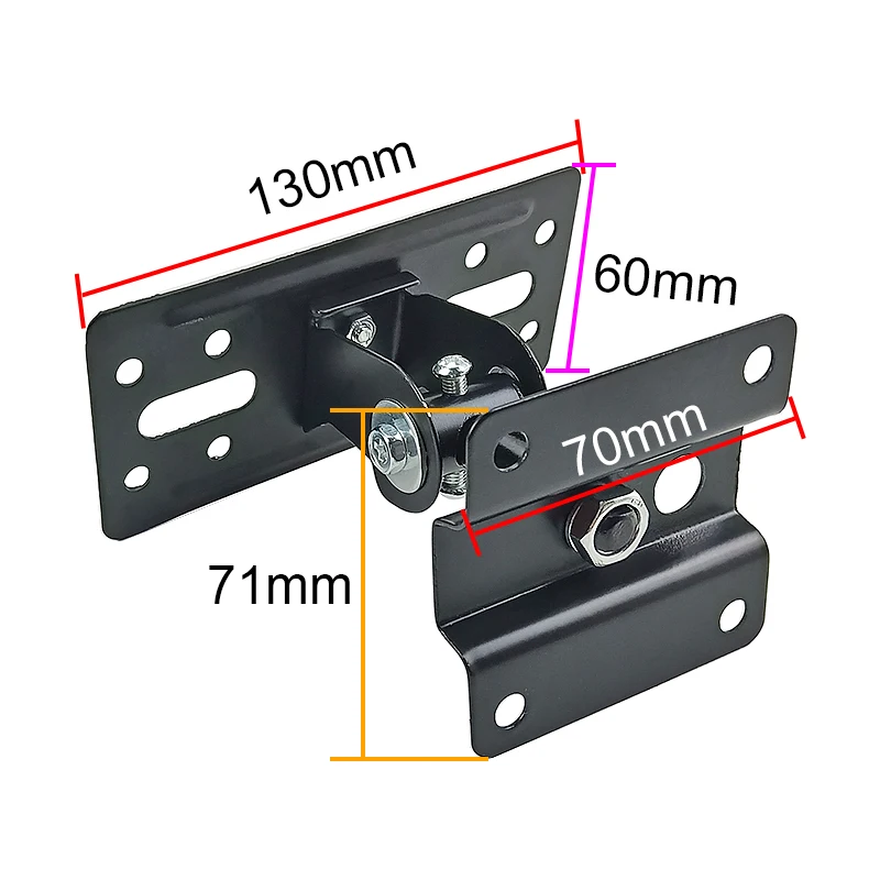 Suporte de Parede para Alto-falante Suporte para Caixa de Som Universal para Alto-falante de 5-6 Ghxamp Surround Cromado Polegadas 2 Peças Ktv - Image 6