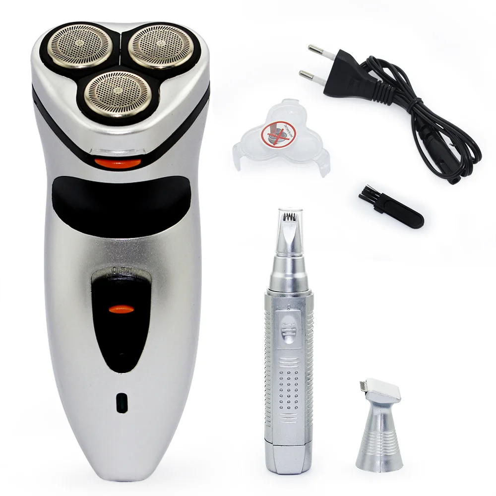 

Cross Border Supply of Goods 3-in-1 Rechargeable Shaver Nose Hair Trimmer Set Electric MEN'S Shaver Nose Hair Trimmer