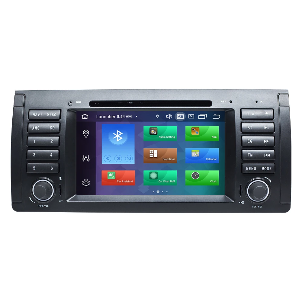 Ips DSP 1din Android 9,0 автомобильный dvd-плеер для BMW X5 E53 E39 Мультимедиа Радио аудио gps Стерео навигация головное устройство 8 ядер 4 Гб 64 г