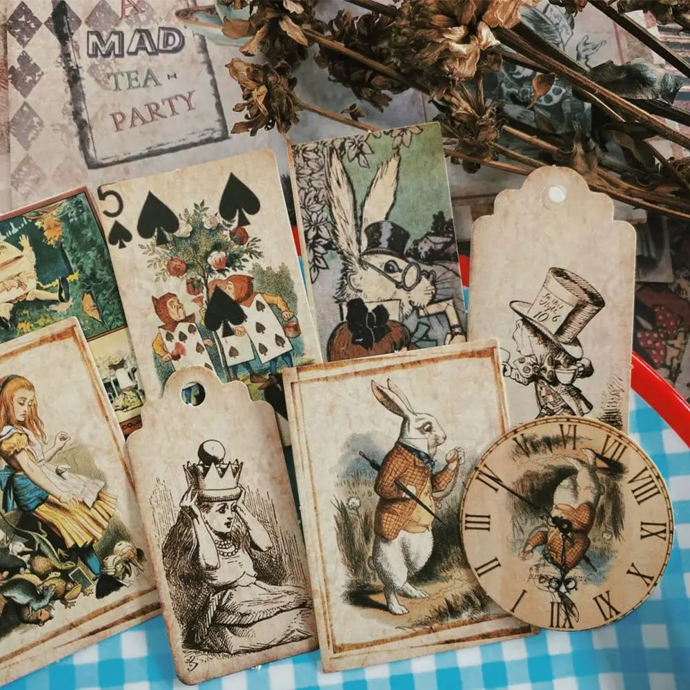 Vintage Girl Mixed Material Package Junk Journal DIY scrapbooking base collage gift wrapping decoration paper