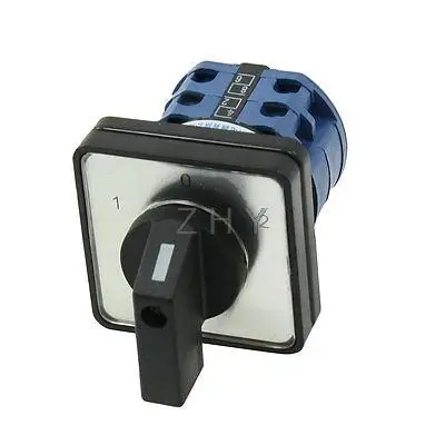 

AC 500V 16A 1-0-2 Position Rotary Cam Universal Combination Switch