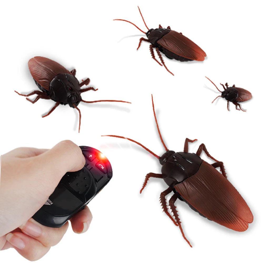 

Kids RC Animal Toy Infrared Remote Control Insect Toys Simulation Cockroaches Electric RC Toy Halloween Kids Adult Prank Insects